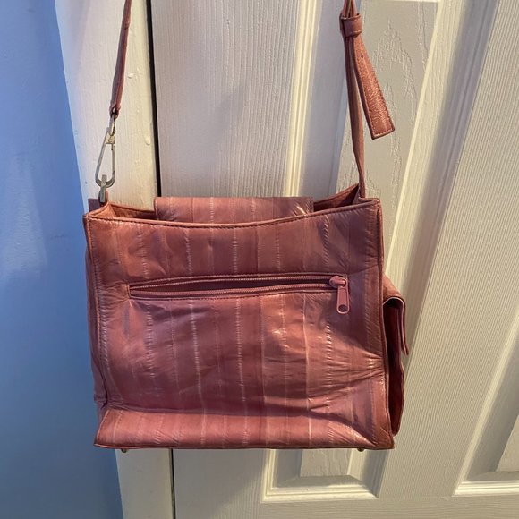 Pink Eel Skin handbag - Picture 2 of 8